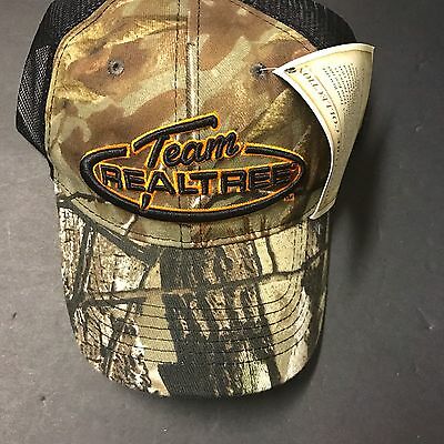 Team Realtree Camouflage Summer Ball Cap Embroidered Black/camo New