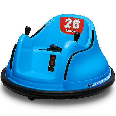 Kidzone Kids Astm-certified Electric 6v Ride On Bumper Car W/ Remote Control
