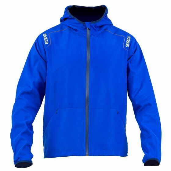 Sparco Windstopper – Rain-repellent Jacket Slw02405 Blue & Black