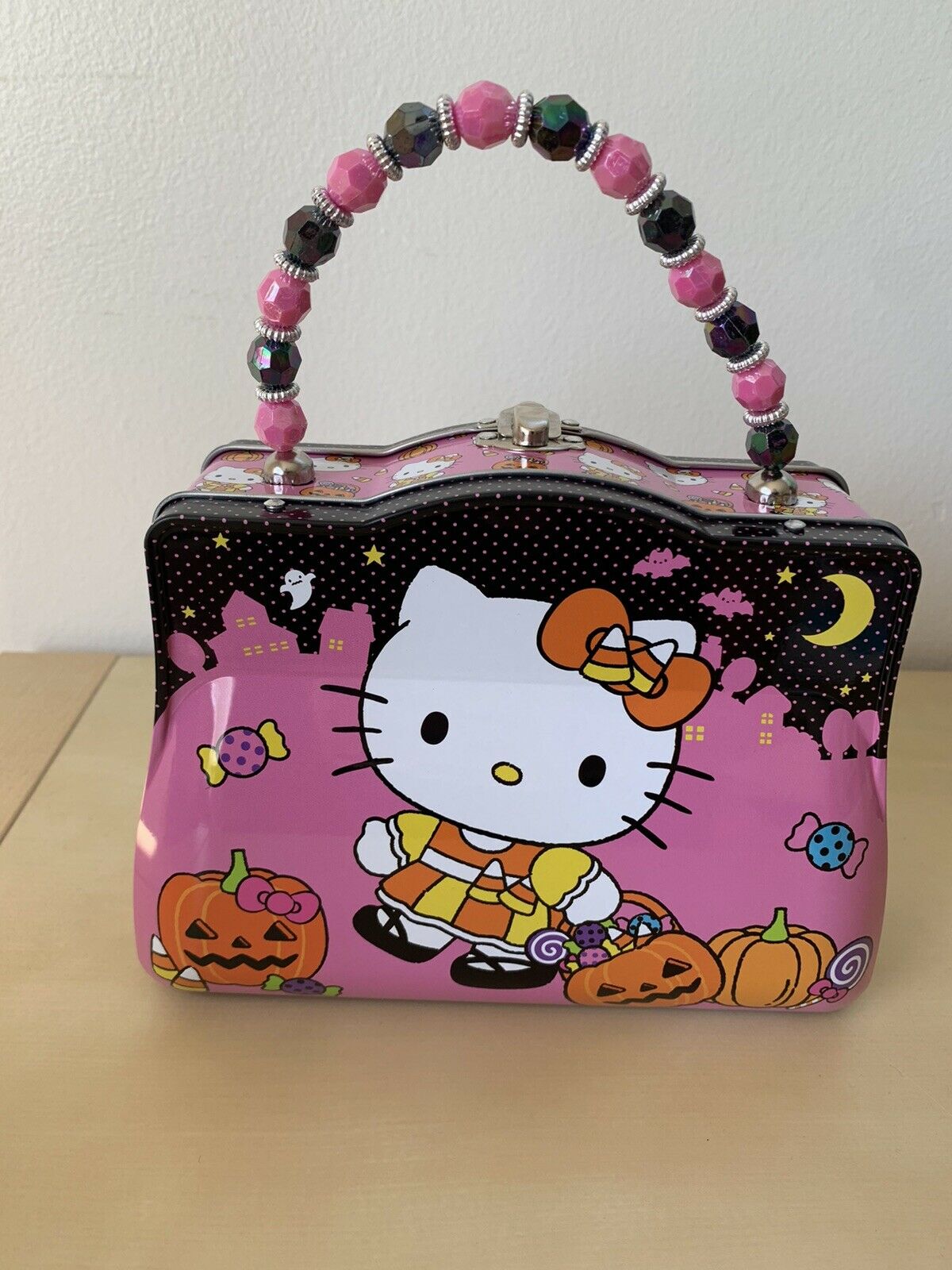 Hello Kitty Sanrio 2021 Cvs Exclusive Halloween Candy Corn Tin Lunchbox New!