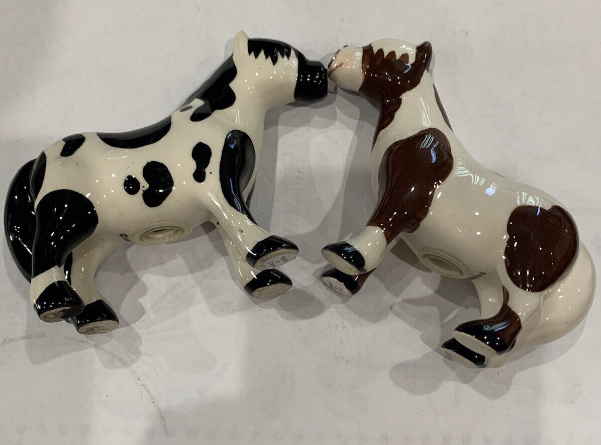 Westland Kissing Pinto/ Paint Horses Salt & Pepper Shakers, Never Used, No Tag