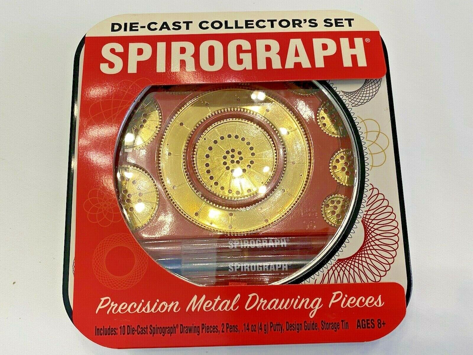 Spirograph Die-cast Collector's Set Precision Metal Drawing Pieces 55th Annivers