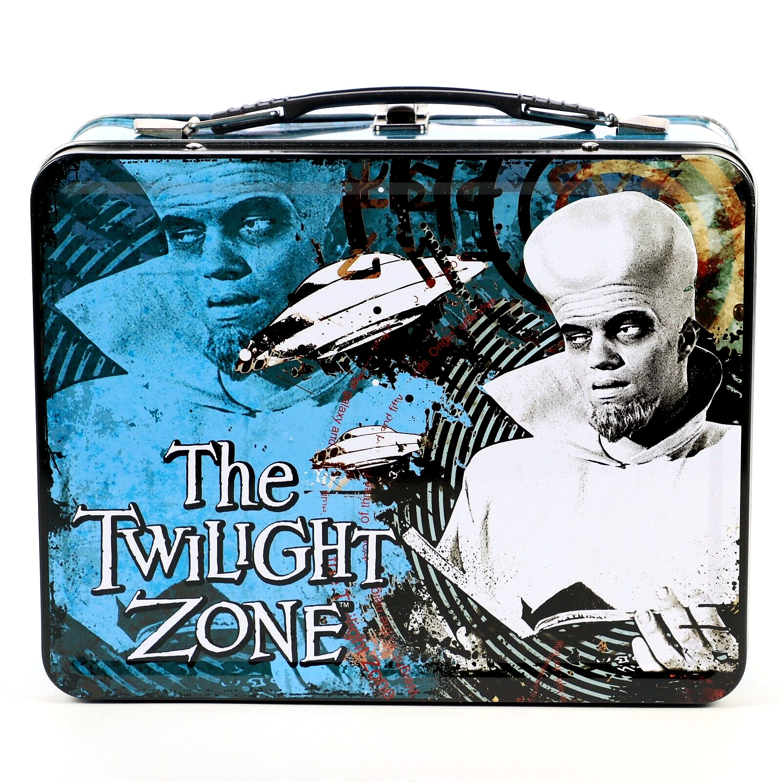 The Twilight Zone Kanamit Tin Tote Lunch Box Bif Bang Pow