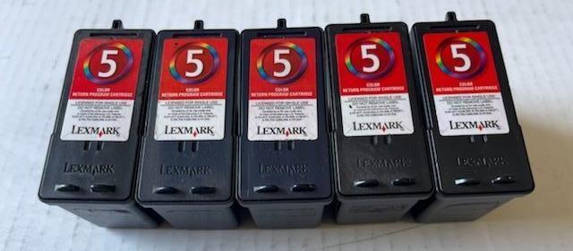 50 Virgin Genuine Empty Lexmark 5 Inkjet Cartridges 18c1960 Empties