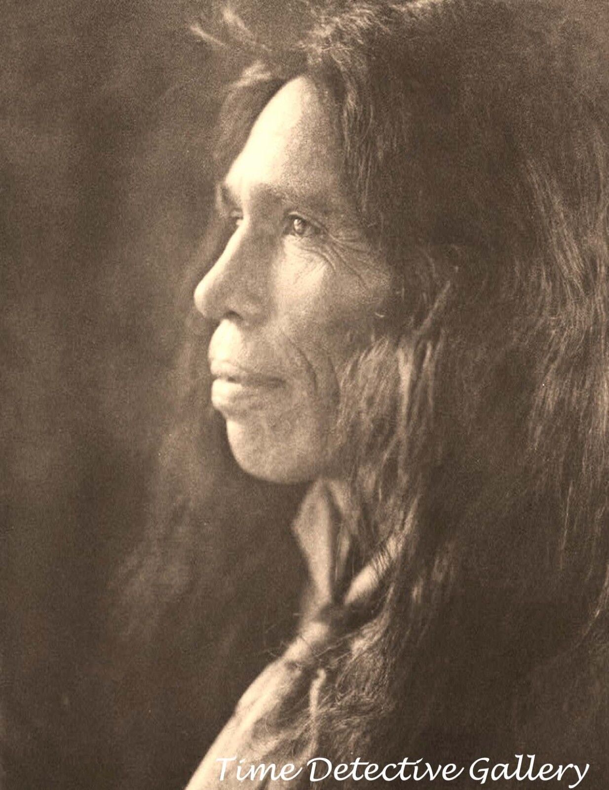 Pomo Indian Man, California - Historic Photo Print