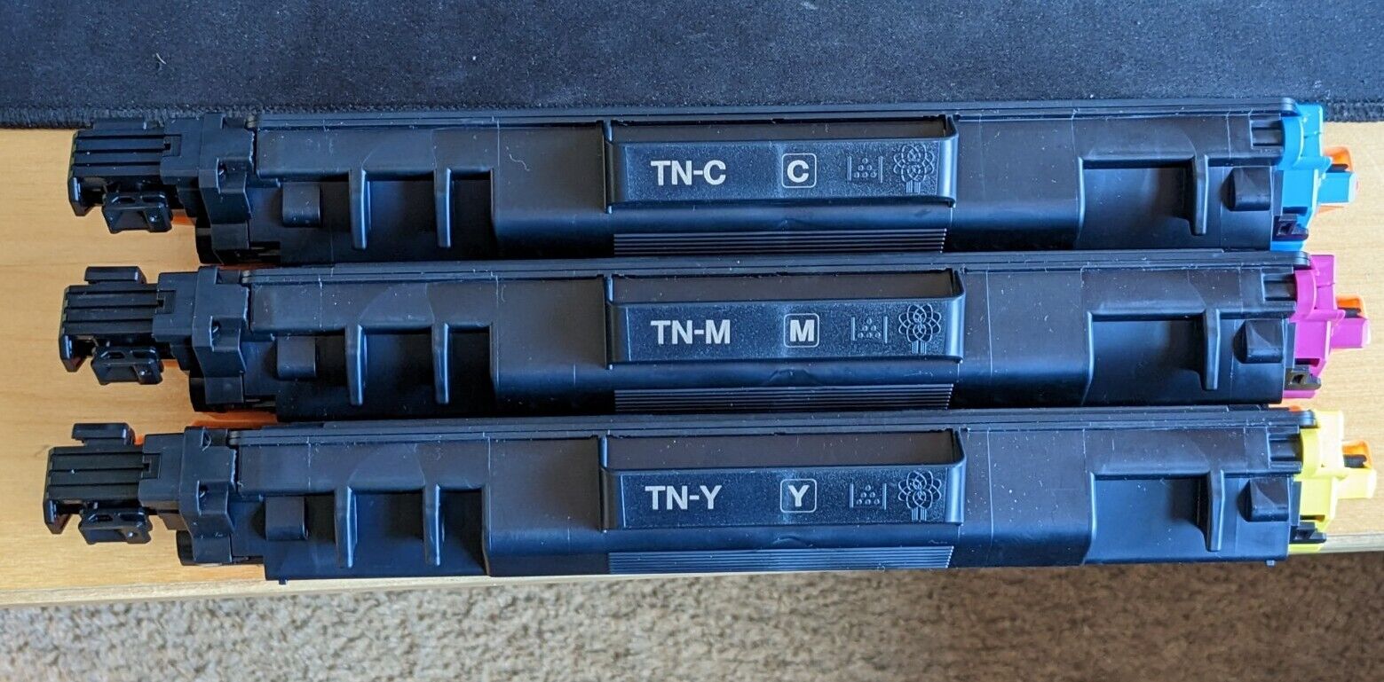 Virgin Genuine Brother Tn-227 C/m/y Starter Laser Toner Empty Cartridges