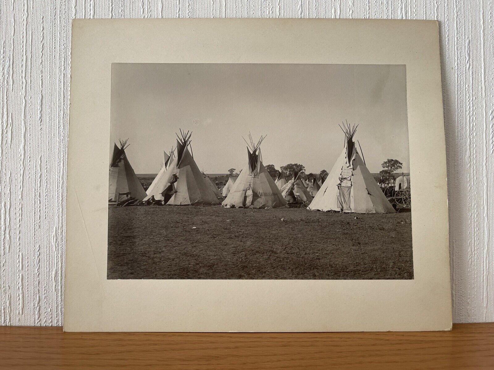 1889-1907 Southern Plains Native American Indians Print - C C Stotz Photographer