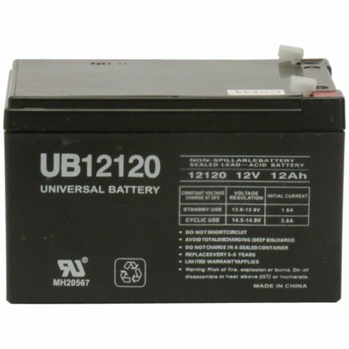 Upgrade Replacement 12 Volt Battery 4 Peg Perego Djw12-12 Dmu12-12 W/ Warranty!