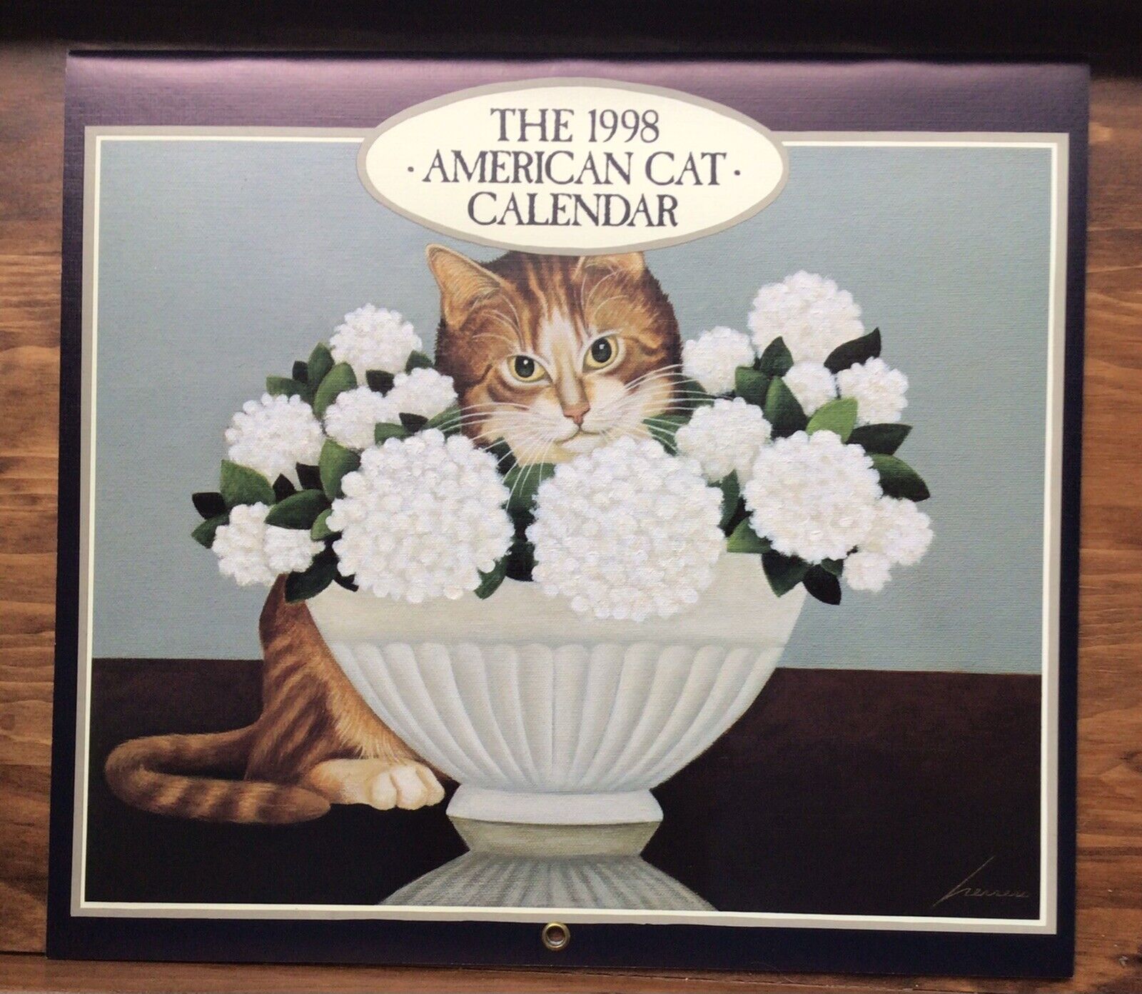 1998 American Cat Calendar Featuring Paintings Of Lowell Herrero Lang Graphics