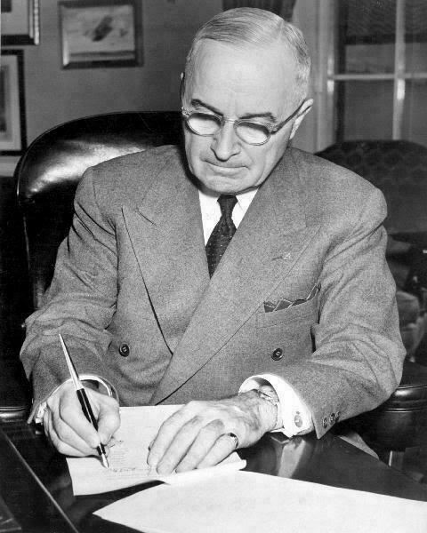 President Harry S. Truman 8x10 Photo Korean War