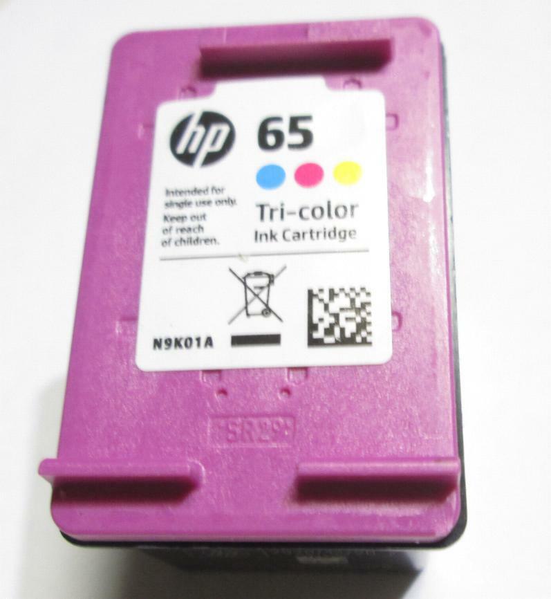 Hp65 Hp 65 Empty Tri-color Color Cartridge! Never Refilled