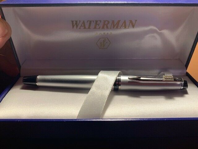 Waterman Chrome Saab Branded Nib Collectable Pen