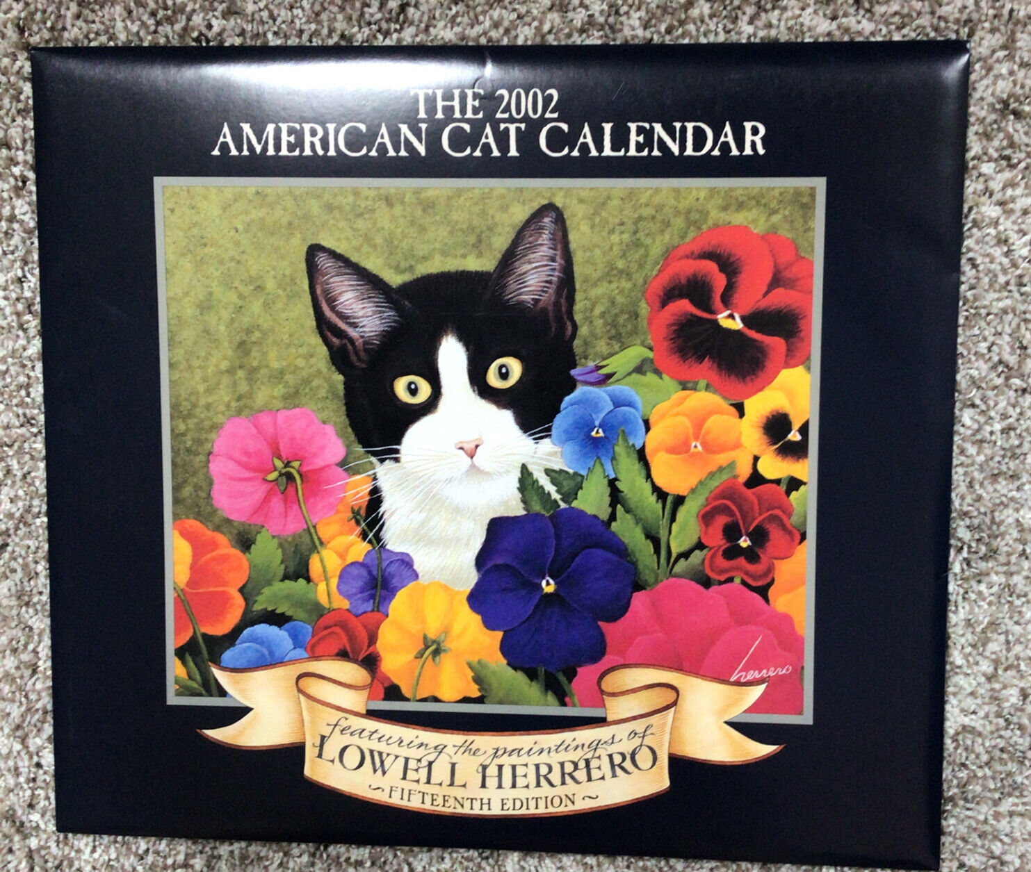 2002 American Cat Calendar Featuring Paintings Of Lowell Herrero Lang Graphics