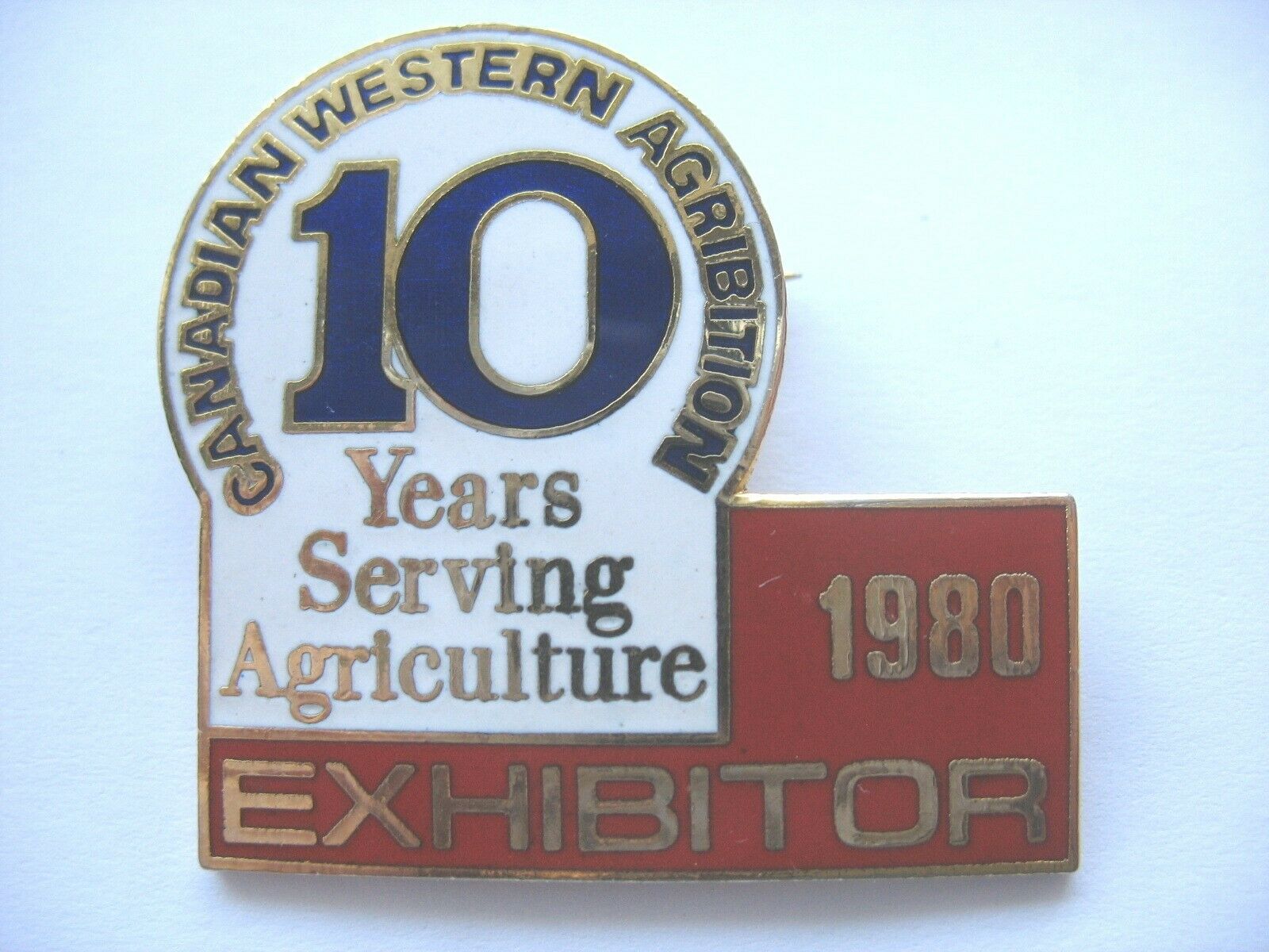 1980 Canadian Western Agribition Lapel Pin - Exhibitor